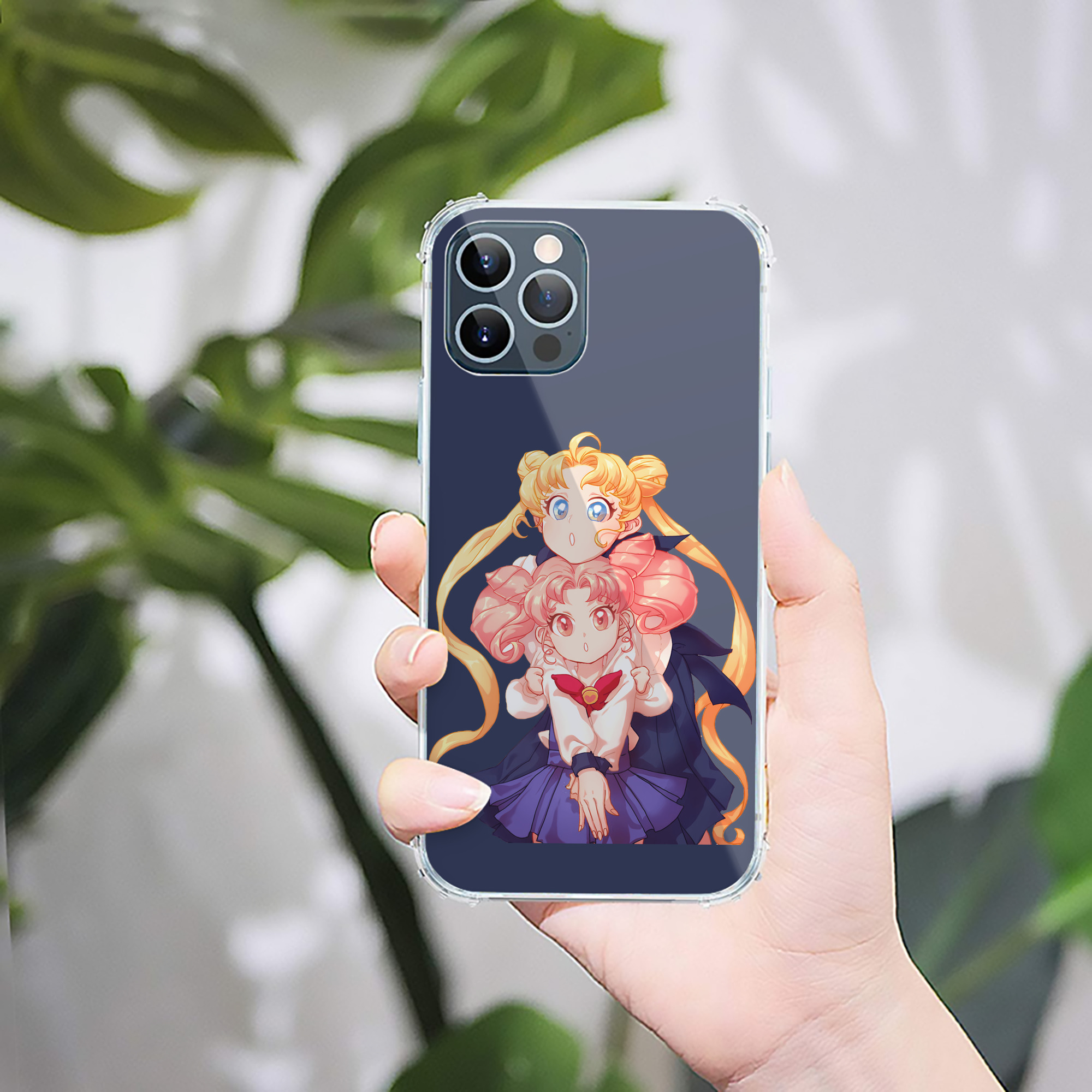 美少女戦士セーラームーン 愛野 美奈子 あいの みなこ Sailor Moon Aino Minako 【iPhone 12シリーズ対応】透明スマホケース（クリアソフトケース）